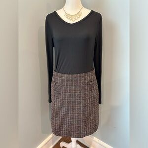 LOFT tweed pencil skirt